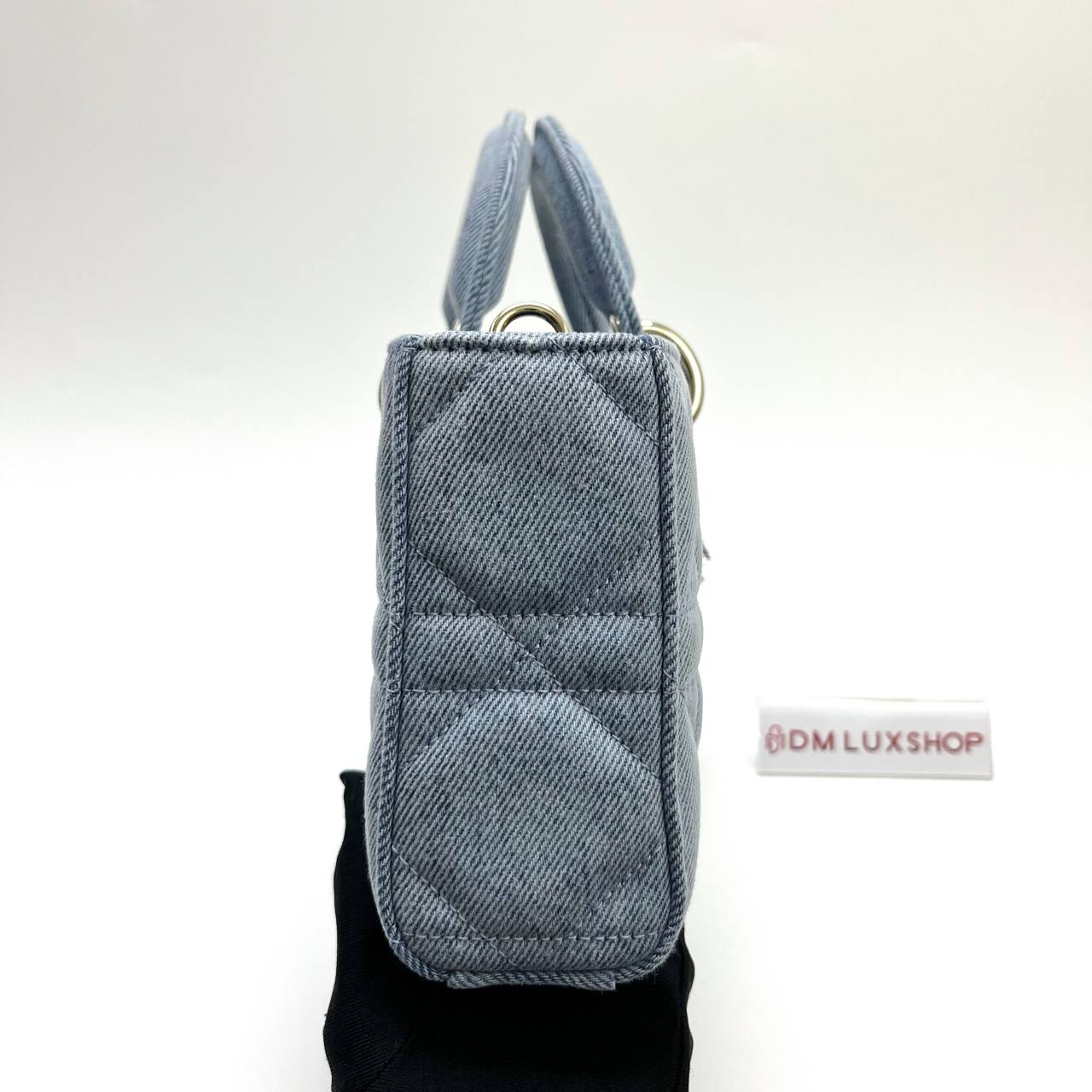 Dior Lady D-Joy Denim Small GHW