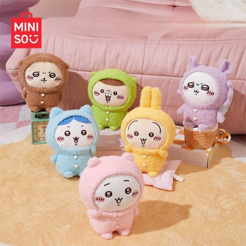 [Chiikawa X Miniso] 睡衣系列絨毛玩具盲盒 (通用) | 盒
