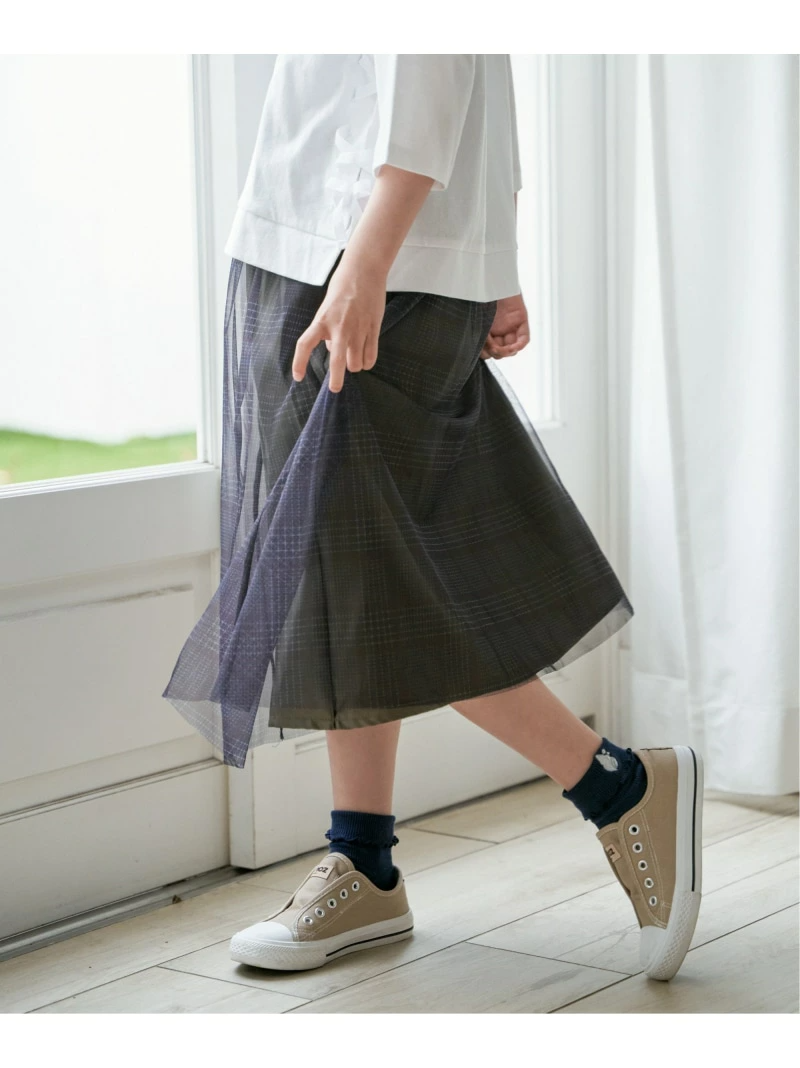 🆕【⭐訂購⭐】  日本直送🌀格紋/豹紋印花薄紗 半身裙🌀[ELDA-0019][260428]