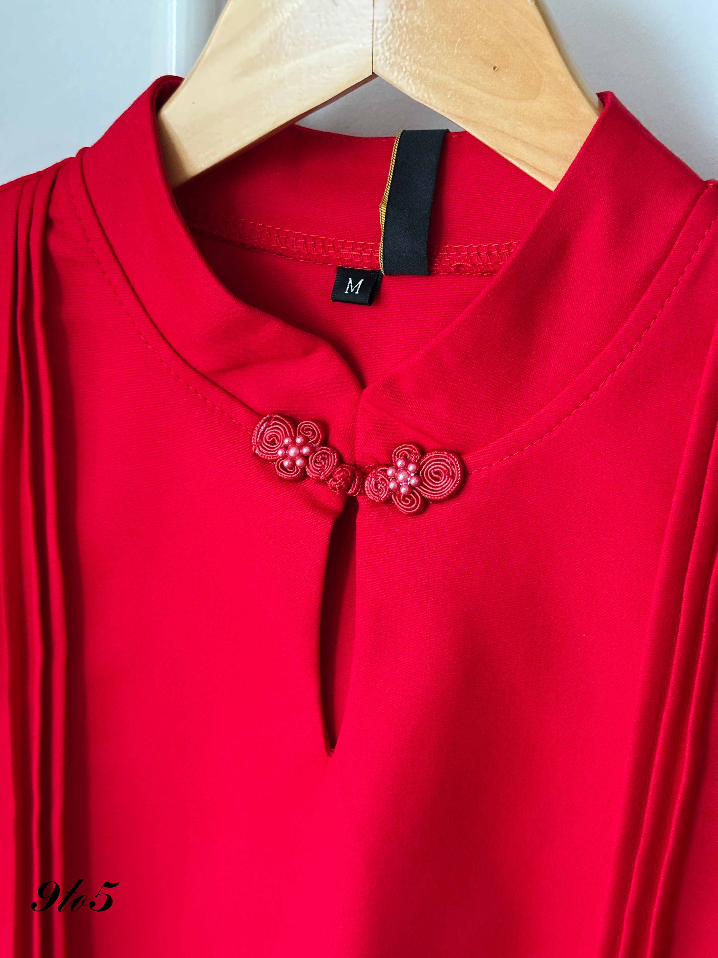 D2309 Stand Collar Cheongsam Matching Set - 3 Colors