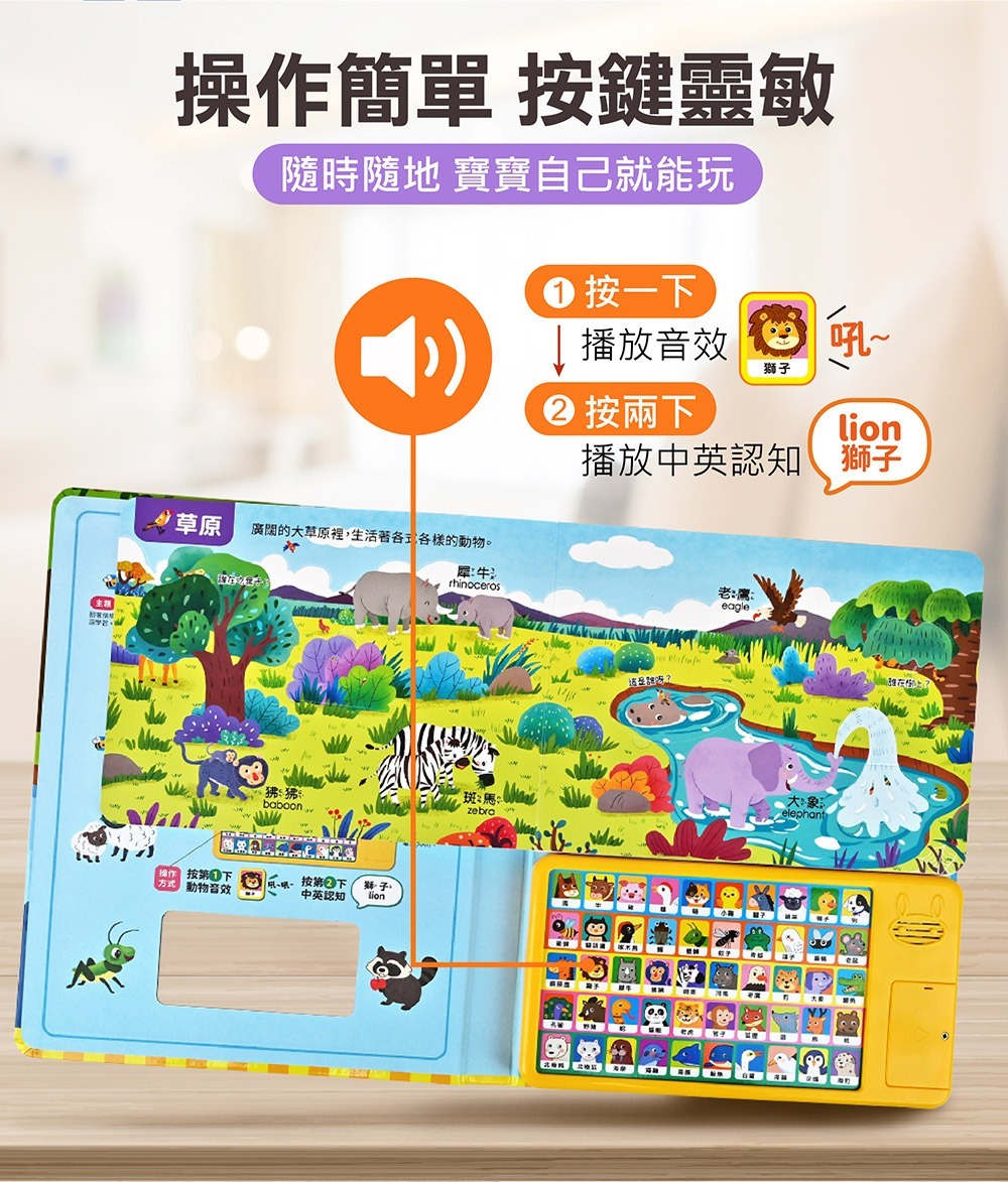 會說話的生活認知翻翻書：互動學習，啟發認知，趣味探索