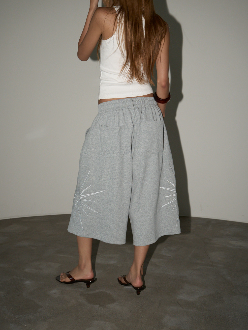 Graphic Star Bermuda Shorts