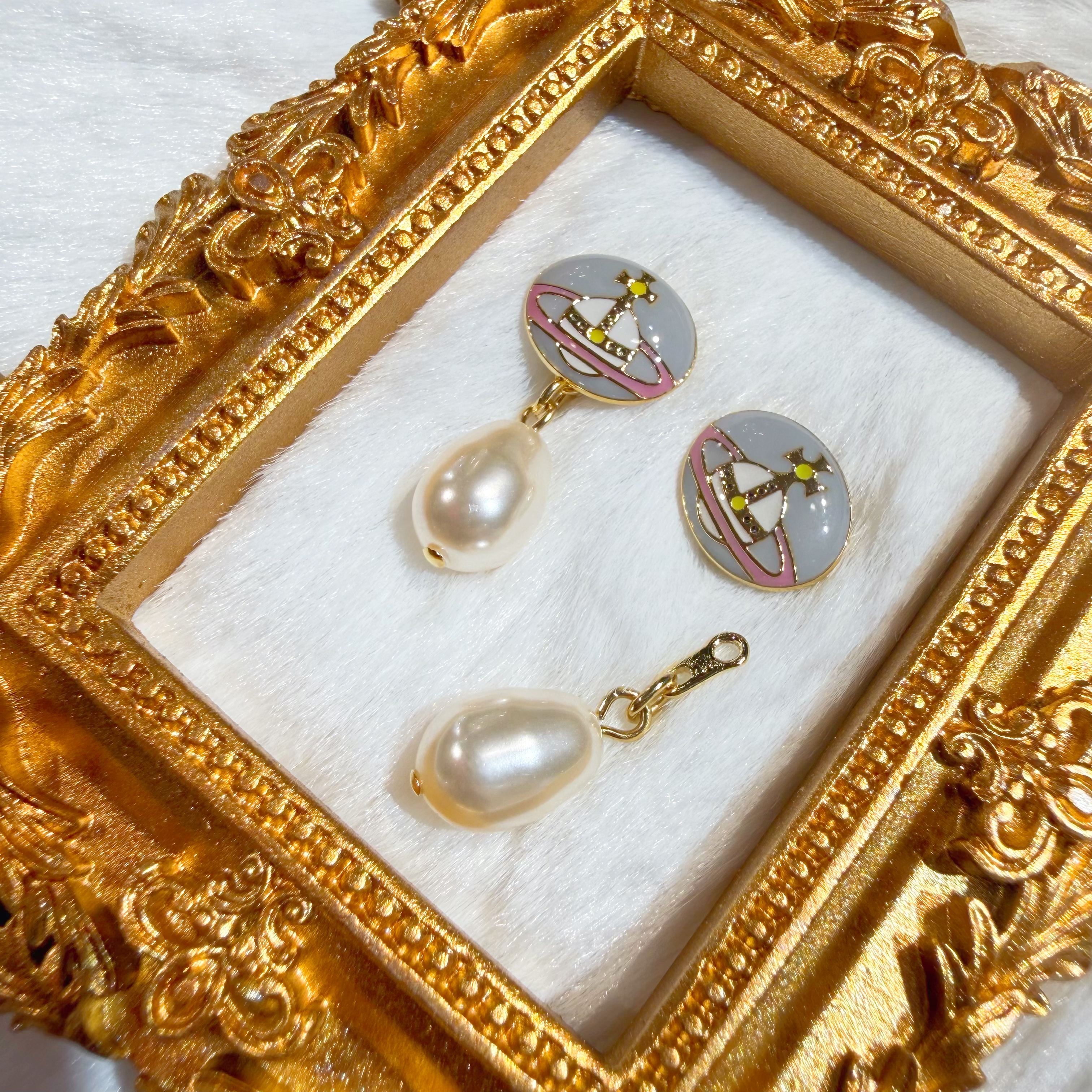 VW Loelia earrings grey