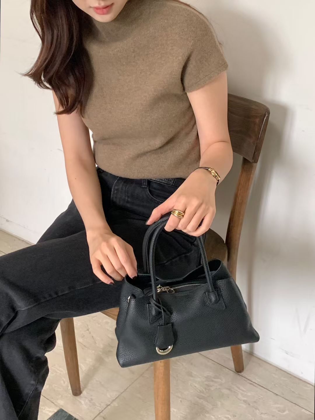 DM03_05  長柄橫Tote (4色)