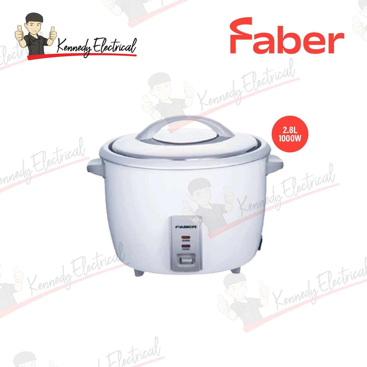 Faber 2.8L Stainless Rice Cooker (FRC228)