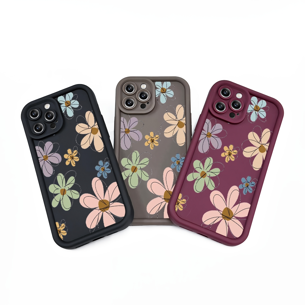 TPU DESIGN CASE PHONE FOR INFINIX - DESIGN FLOWER F