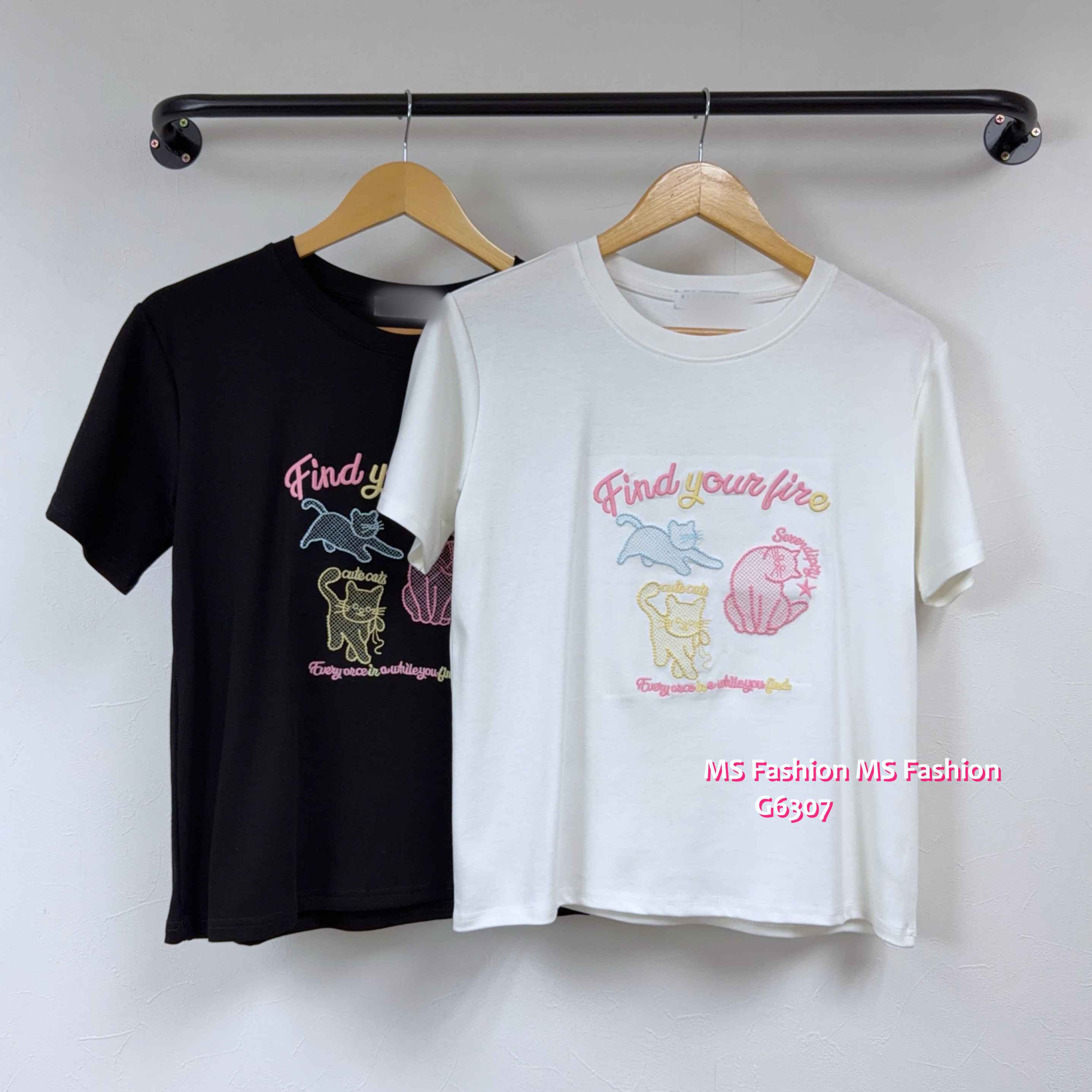 G6307 可愛貓咪tee