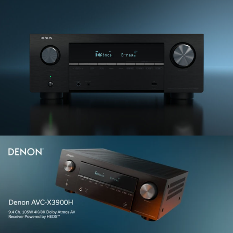 Denon AVR-X3900H 9.4CH 4K/8K Dolby Atmos AV Receiver