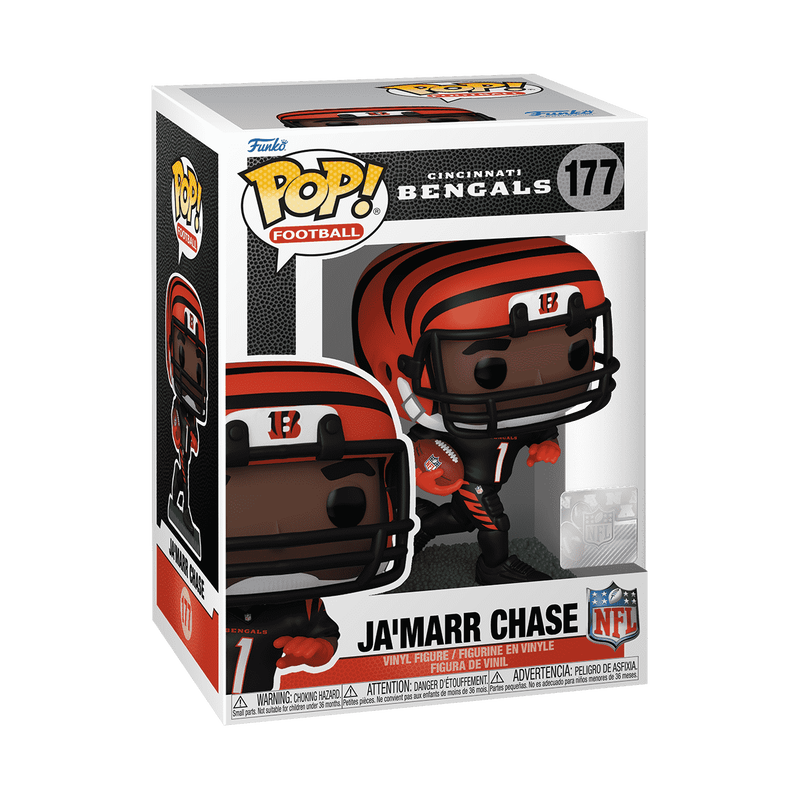 📦訂購 美國代購 Funko POP! NFL Ja'Marr Chase Figure 辛辛那提猛虎 模型