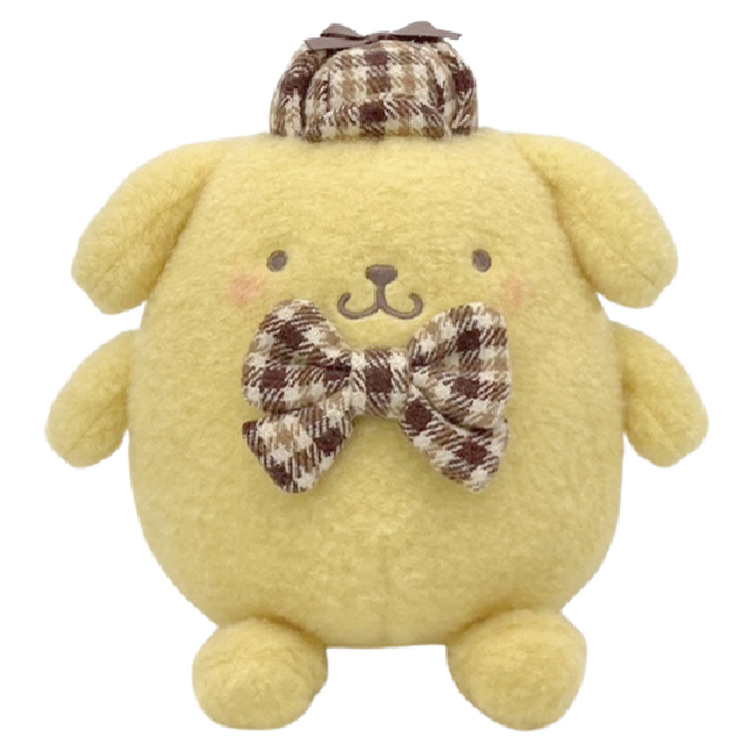 Sanrio - 公仔 (布甸狗格紋款)