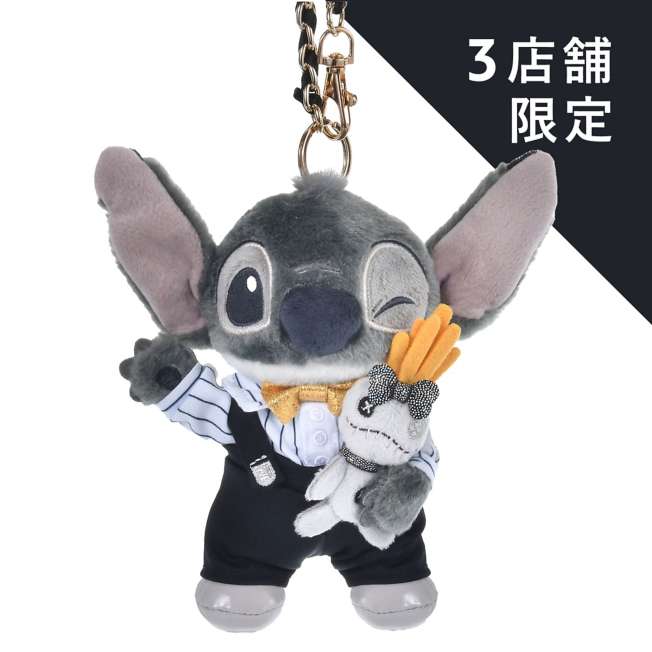 [訂購] [JDS] 🖤 Disney Store「STITCH＆スクランプ ぬいぐるみ KURONOHI - BLACK STYLE」｜ STITCH 史迪仔 吊飾 {TF260846}