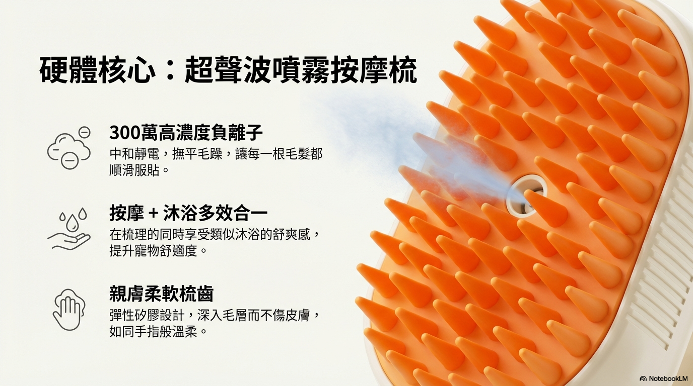 Pet Coat Nuturing & Detangling Spray 寵毛滋養順滑噴霧 300ml (送超聲波噴霧按摩梳）