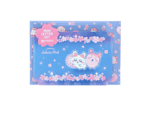 四月連線貨品 - 日本 CHIIKAWA Sakura Pink 迷你信紙套裝