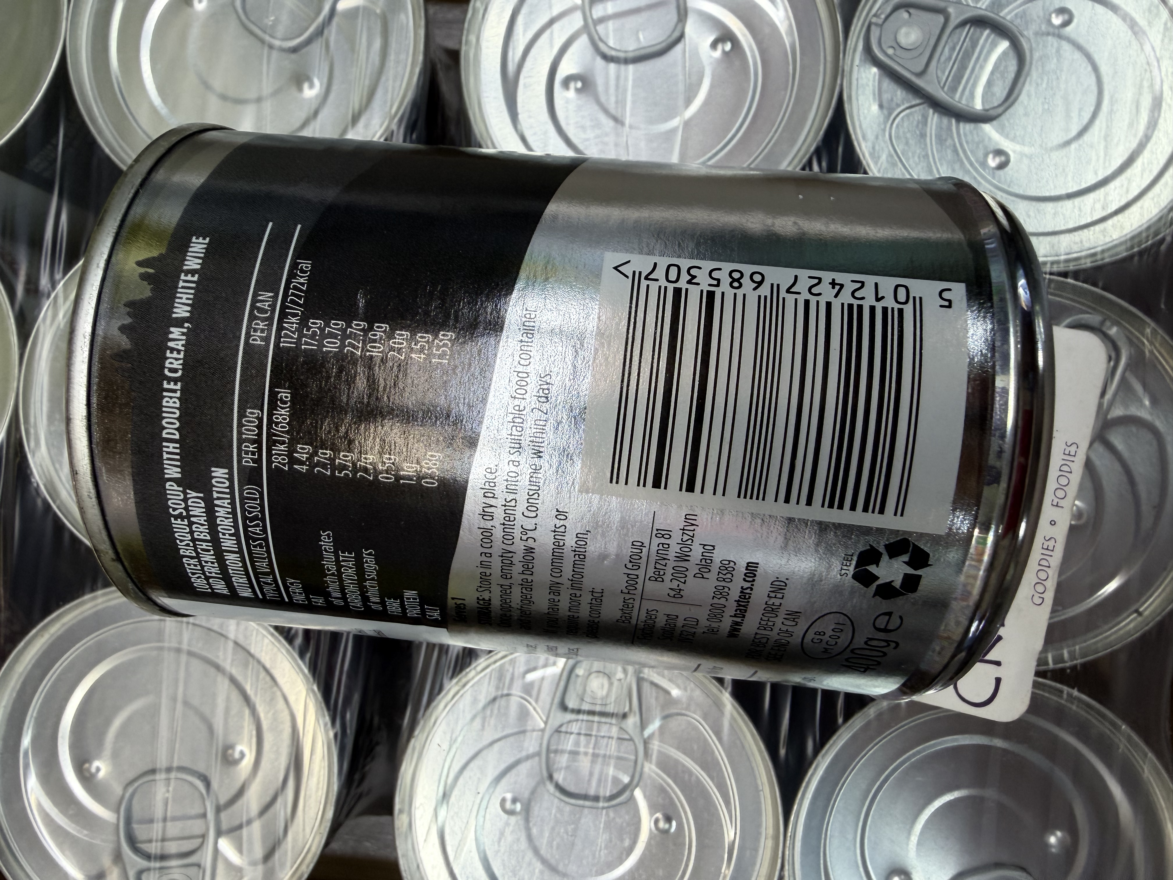 蘇格蘭Baxters 百事達龍蝦湯 Lobster Bisque 400g 