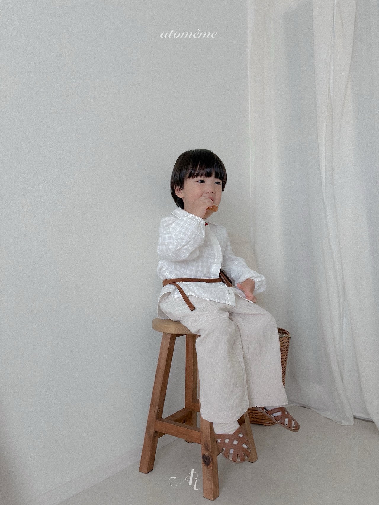 Atomeme | Crepe Corduroy Pants