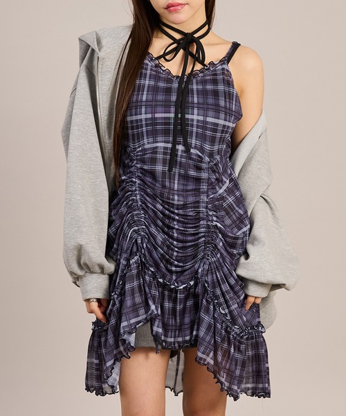 lace抽繩吊帶外搭【JOT003】