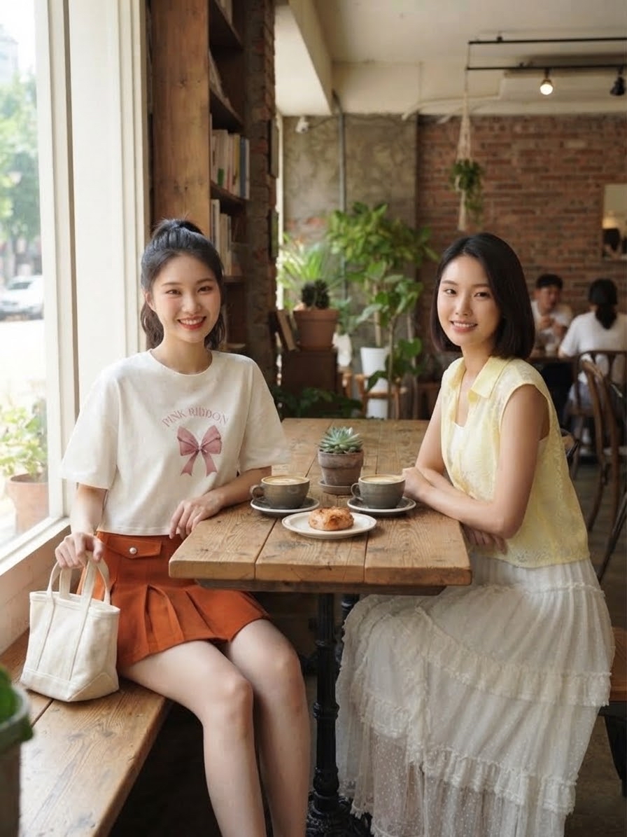 Pleats Skort