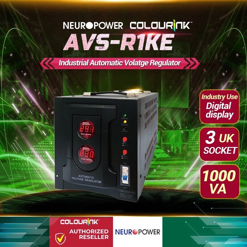 NeuroPower 1KVA 3KVA Industrial Auto Voltage Stablizer AVR Auto Voltage Regulator AVS-R1KE AVS-R3KE Neuro Power
