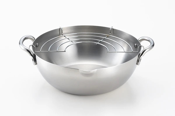 日本吉川鄉技不銹鋼天婦羅鍋