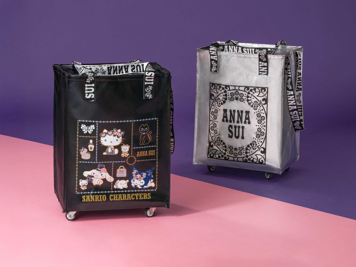 （約4月下旬到貨）🇹🇼台灣超商限定ANNA SUI× Sanrio限量滑輪購物車 💕