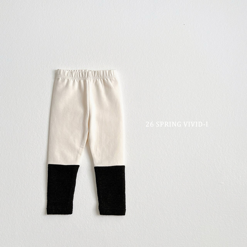 🌸預訂 韓國直送🌸🇰🇷VIVIDI五色針織拼接打底褲