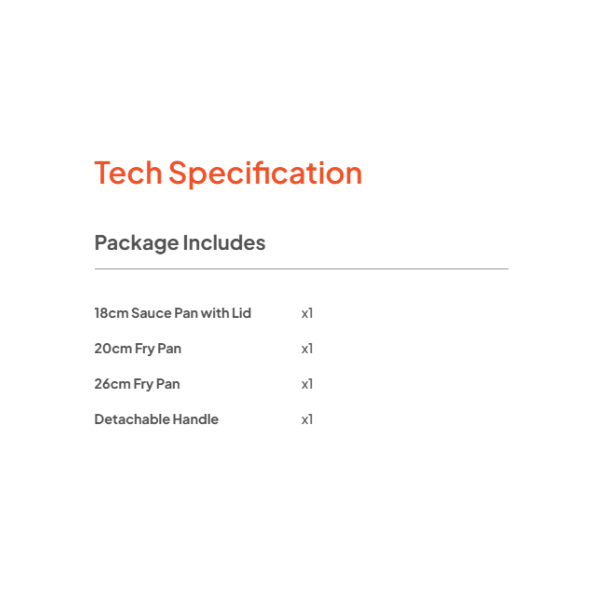 Russell Taylors Detachable Handle Cookware (CW-4)
