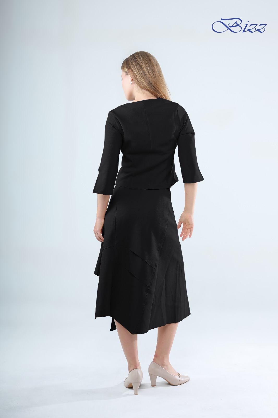 1585BS Victoria Asymmetrical Elegance Dress