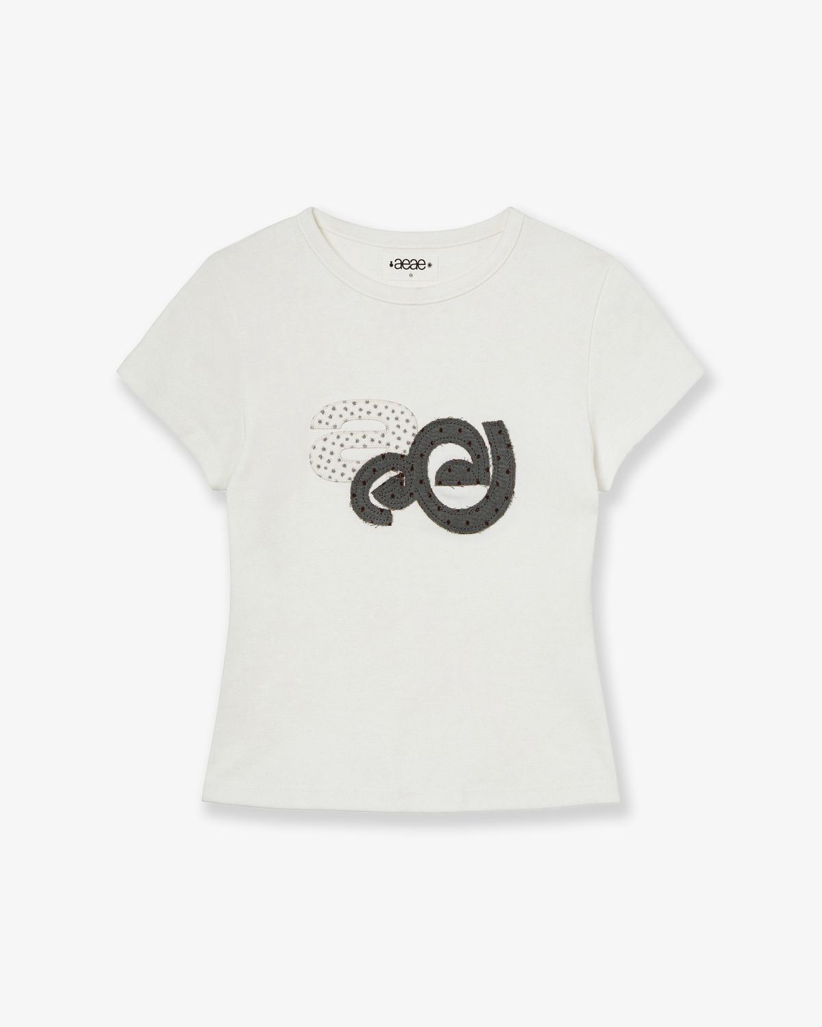 🇰🇷訂購｜aeae 26SS｜APPLIQUE FLOWER LOGO TEE  5色 
