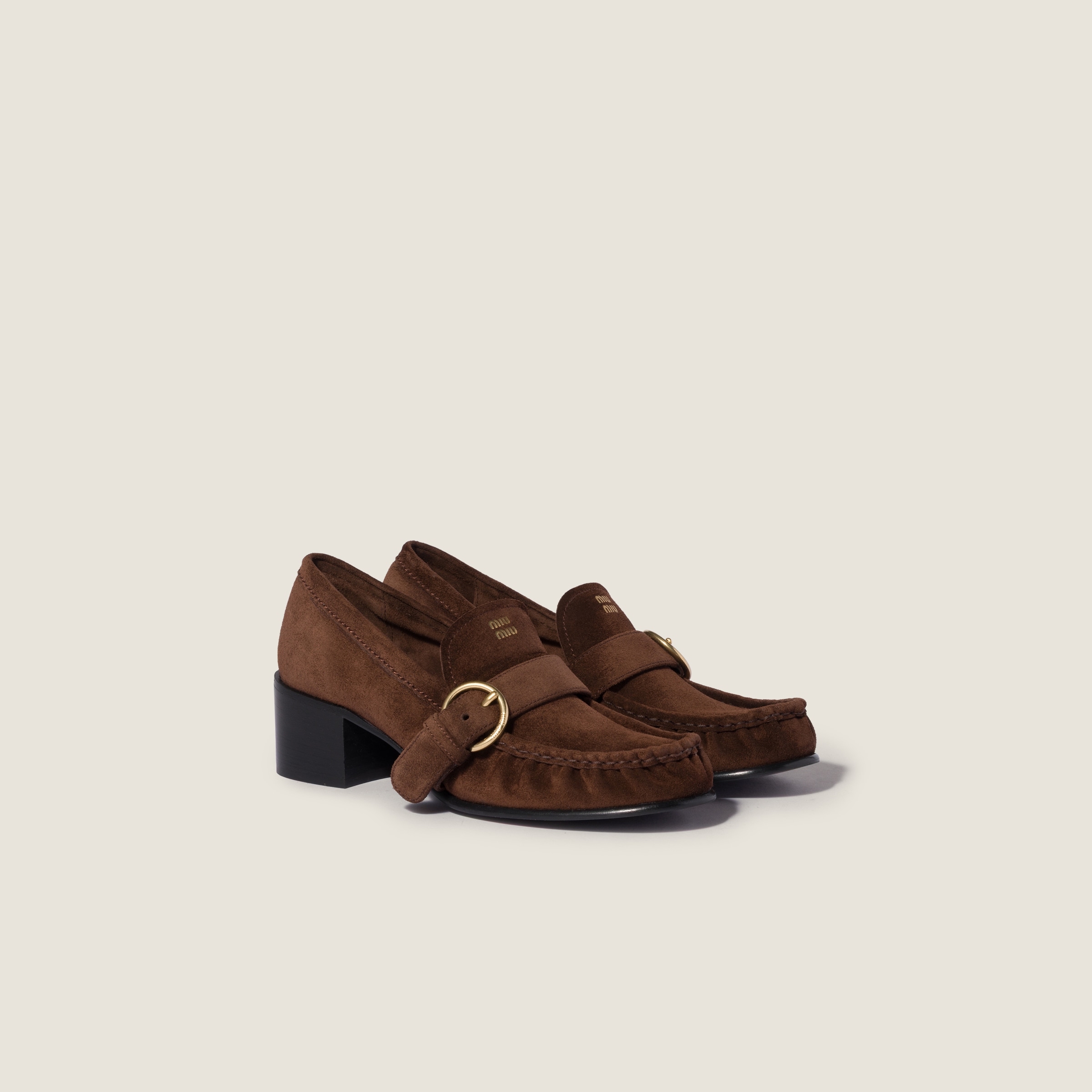 限時優惠✨新款🆕訂貨🍒MIUMIU 4.5cm suede loafer  Size 36/37.5-40/41/42