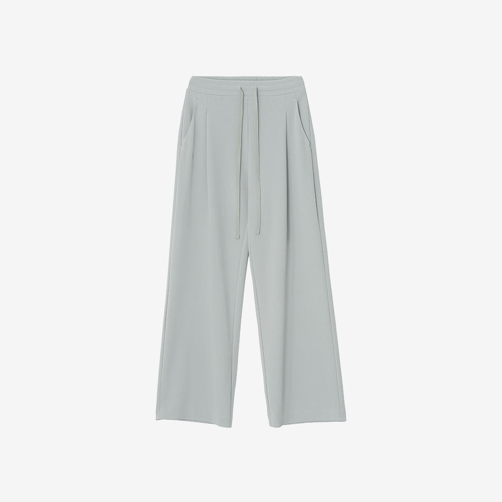 【返工去街街之選】預購_FFWSPT136 All Day Move String Semi-Wide Pants by front2line
