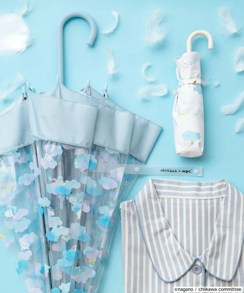 現貨🌸日本直送 | Wpc. Chiikawa吉伊卡哇縮骨遮雨傘/100%完全遮光摺疊傘/晴雨兼用雨具[50cm]UPF50+