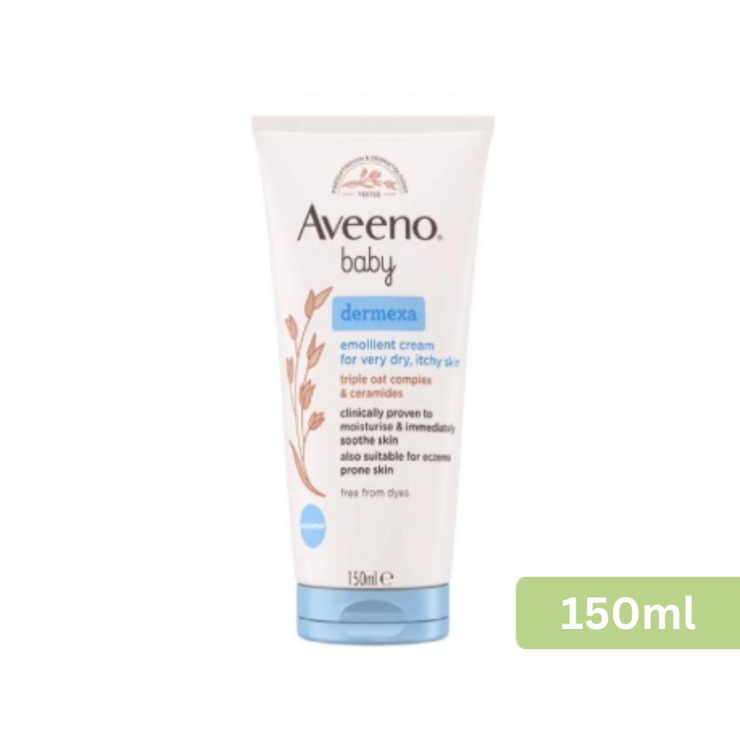 Aveeno baby - Dermexa [無盒裝] 嬰兒燕麥舒敏修護潤膚霜 150ml (平行進口)