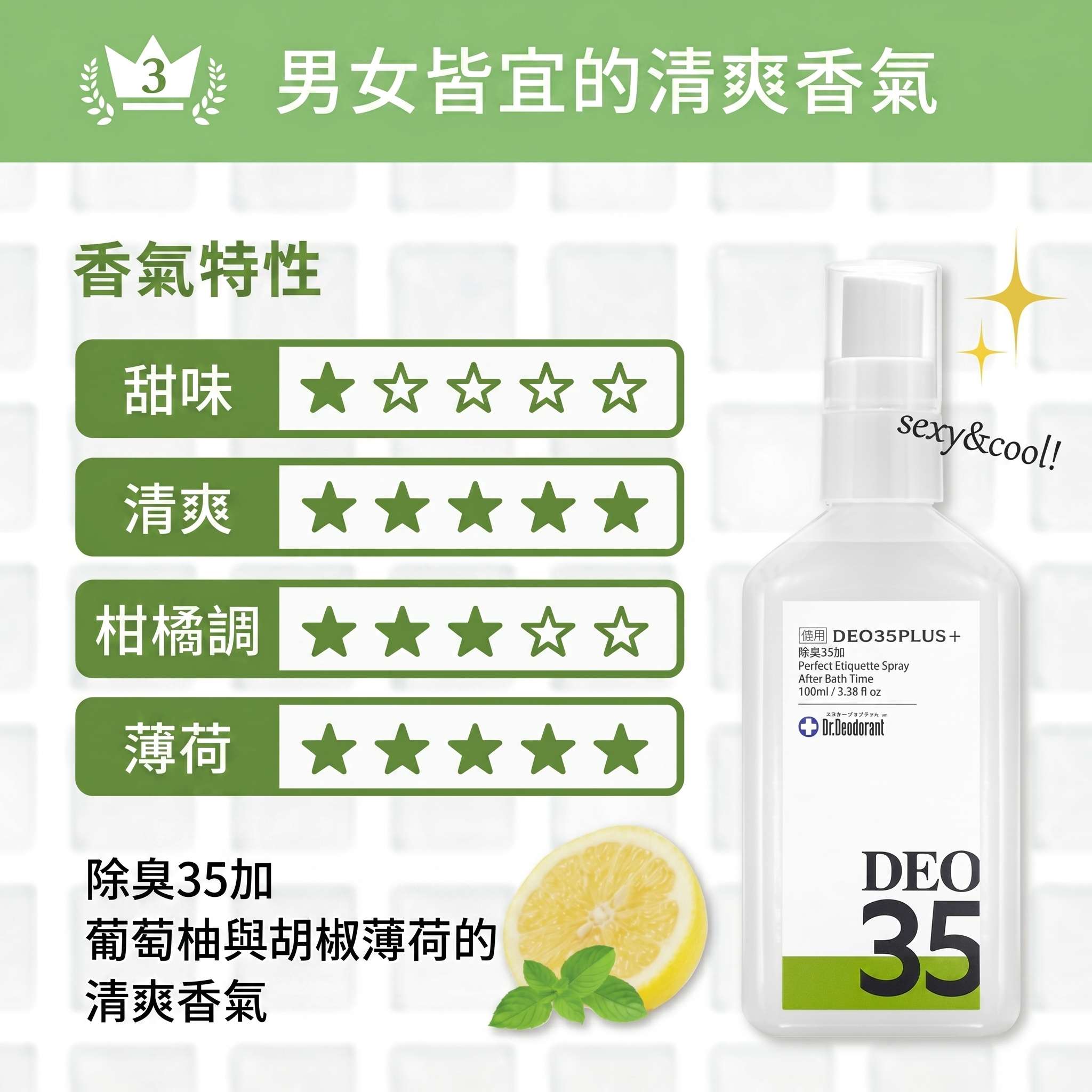 Dr.Deodorant (DEO35PLUS+) 止汗噴霧 <日本製>