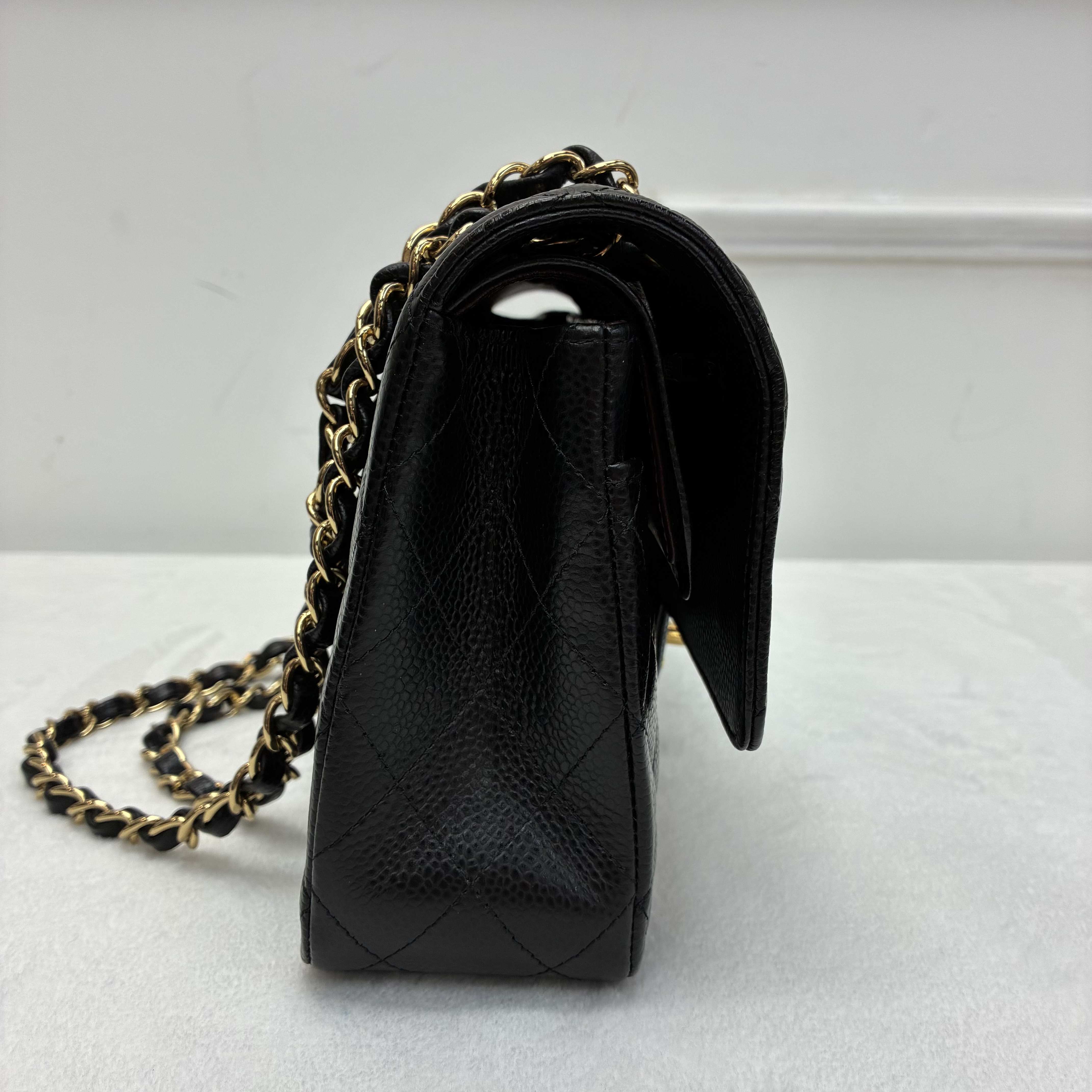 Chanel CF牛皮荔枝紋