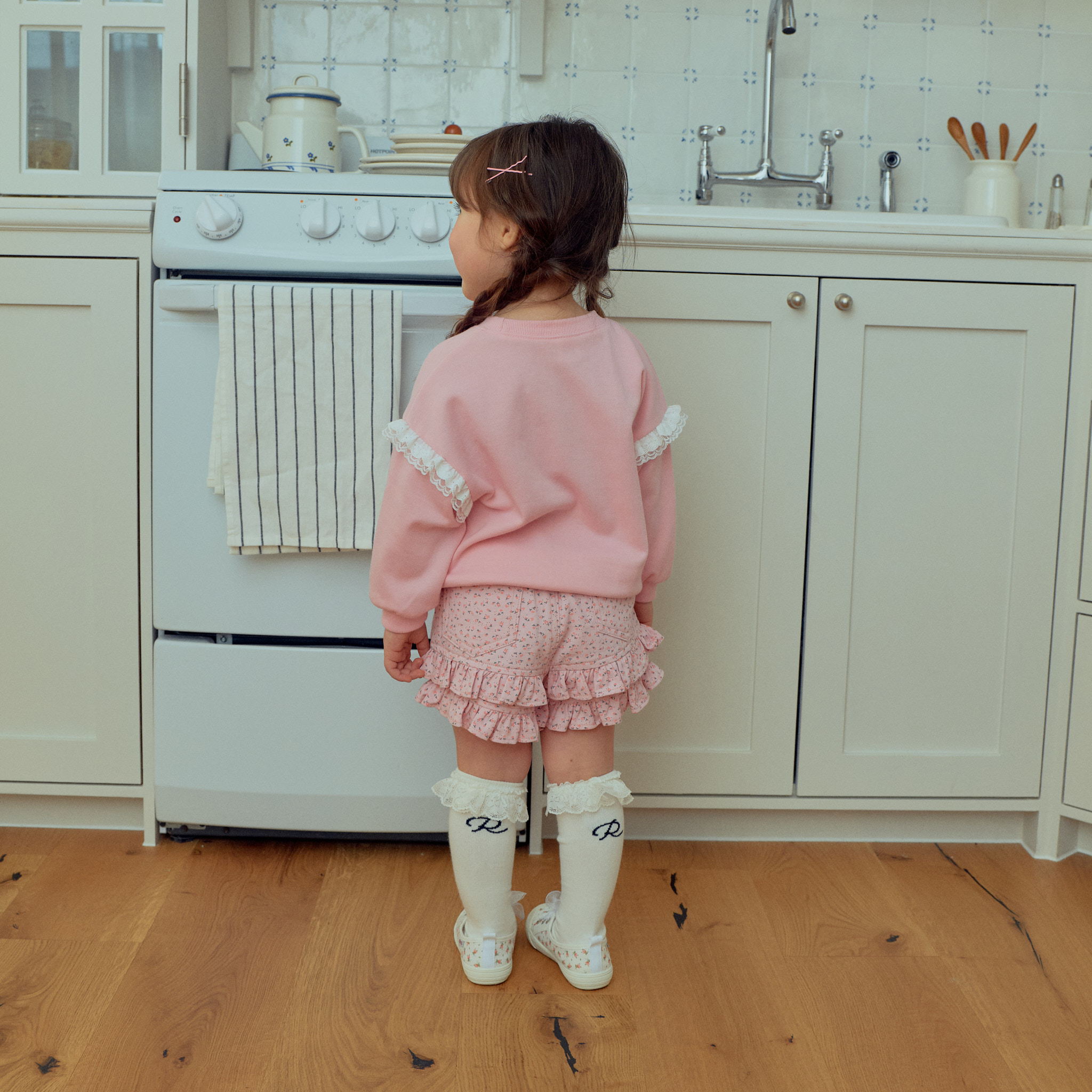 小碎花 Ruffle Pants 