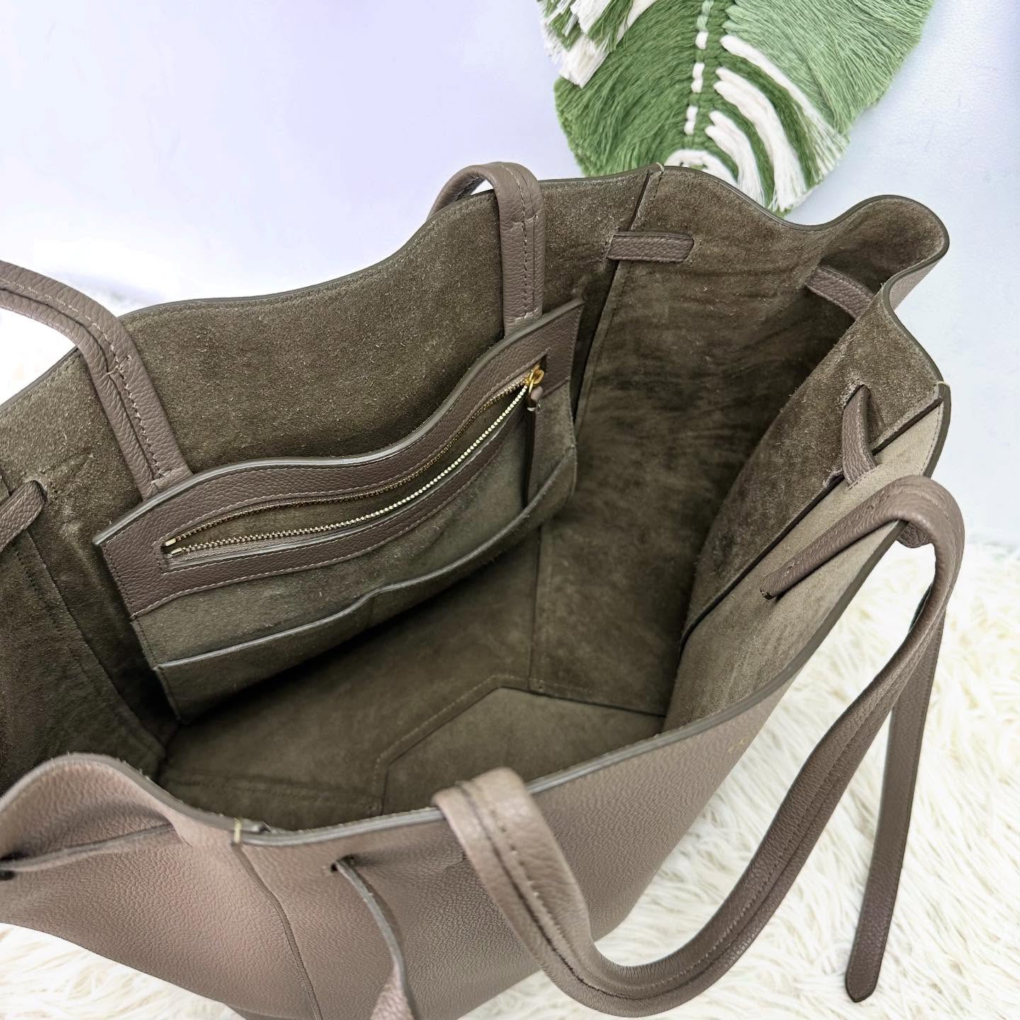 CELINE🤍PRE OWNED Cabas Phantom Small Size 大象灰 Tote Bag🤎