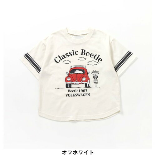 🆕【⭐訂購⭐】  日本直送🌀#Volkswagen 雙面印花貼布 條紋袖 短袖Tee［2款選］🌀[ELCA-0217][260424]