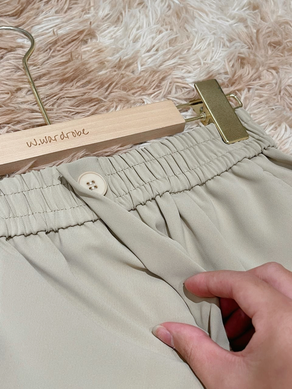 西装面料休闲日常短裤