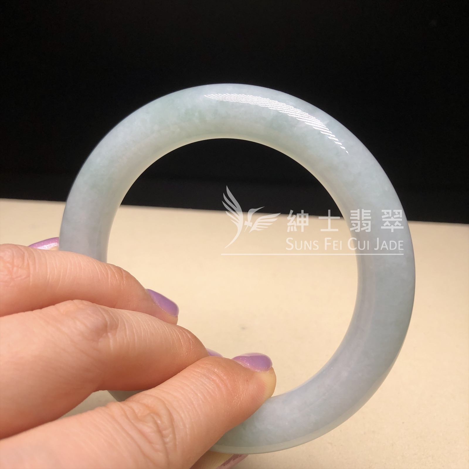 湖水綠圓鐲58.8mm  C06271