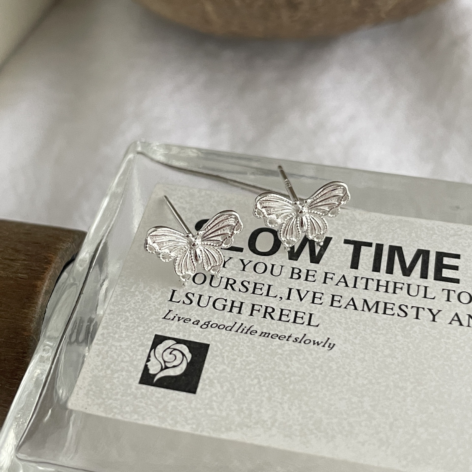 小清新蝴蝶耳钉