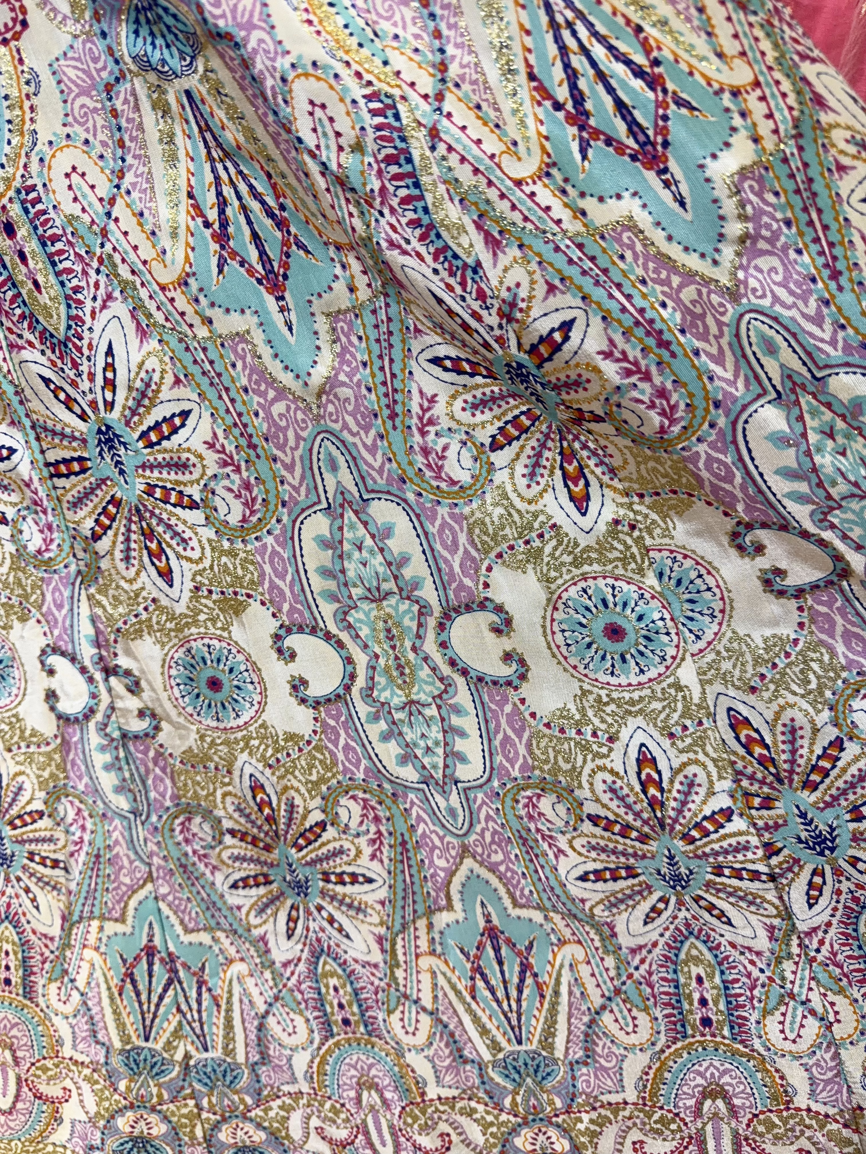 1649 Unicorn Foil Stamping A-Line Pants 39"