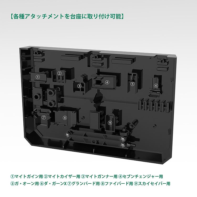 (預訂訂金 $100) (總價 $151) GSC THE 合體 展示台座 (行版) THE GATTAI Display Base