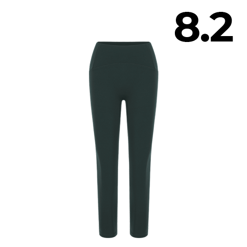 團購_Jun Ji-Hyun Set - Round Neck Crop Top & Leggings by Andar