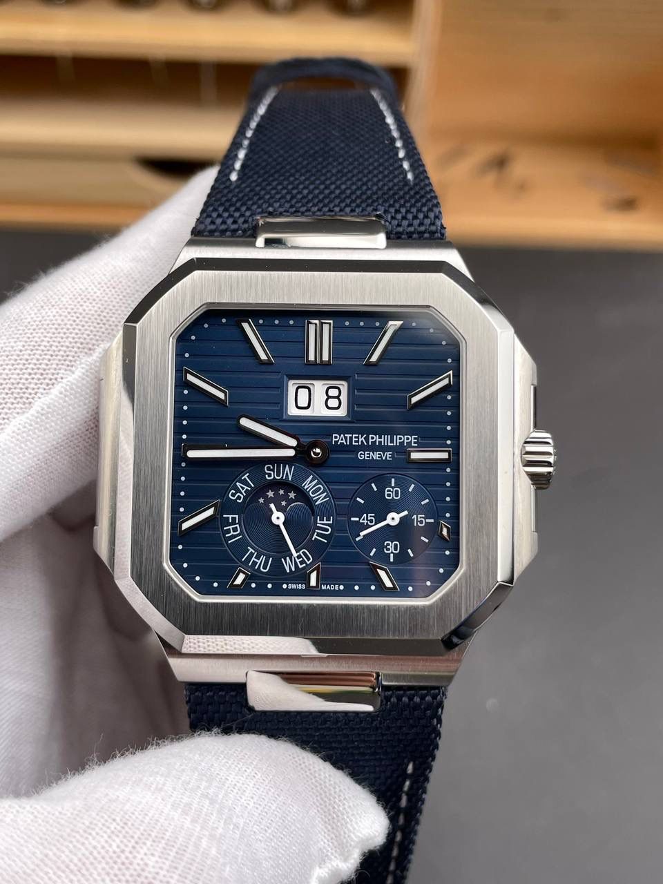 🌐百达 CUBITUS 鹦鹉螺5822P 总裁款/45mm/240机🌐