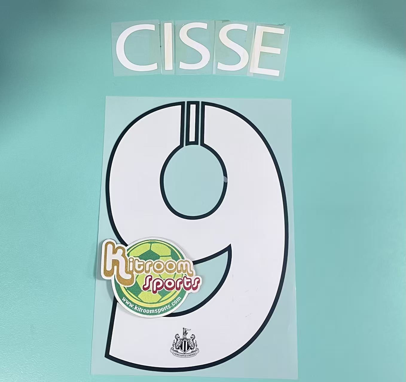 2012-13 Newcastle United Home Europa League Nameset #9 CISSE