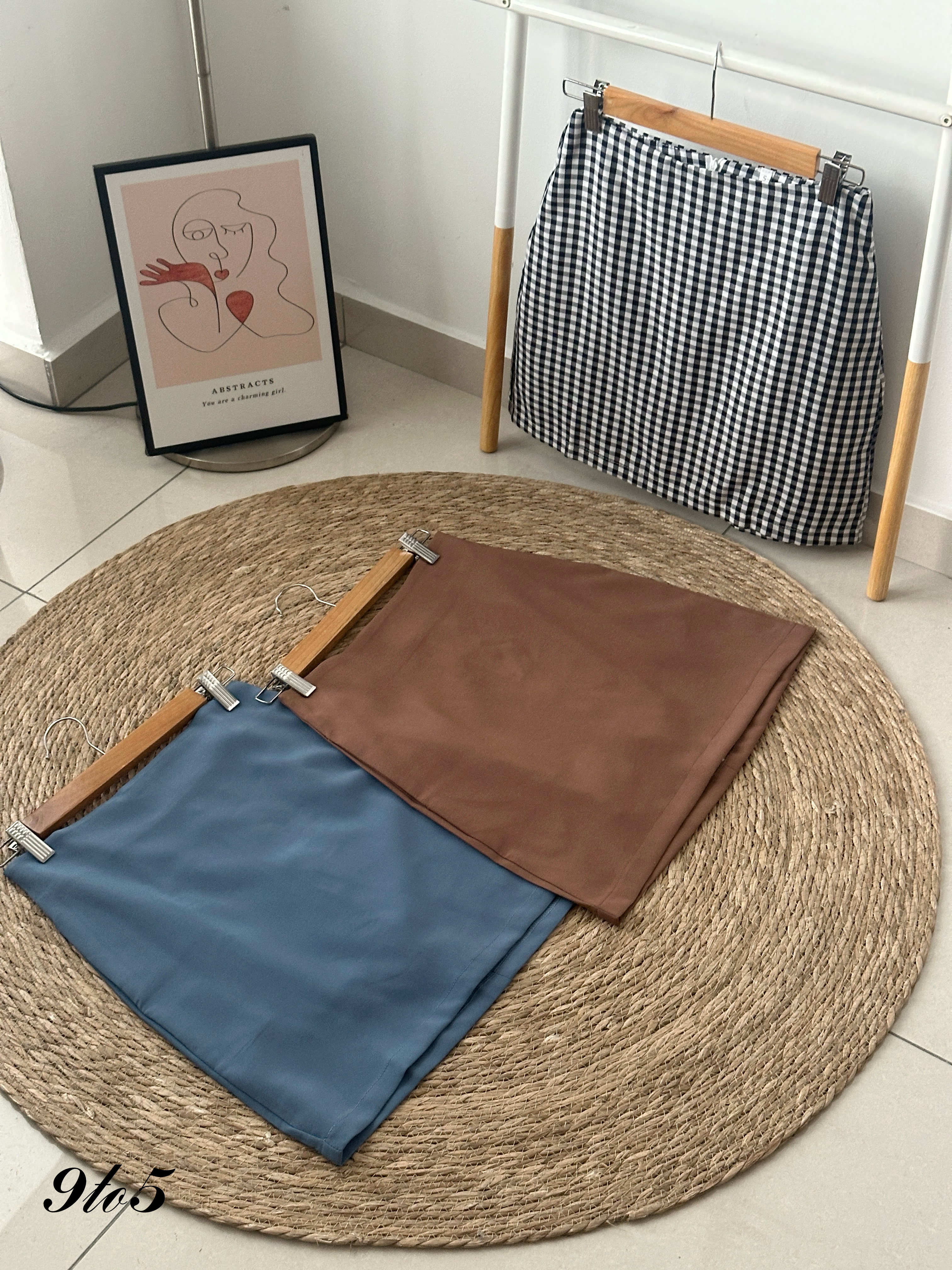 S1892 A Line Short Skirt - 3 Colors 