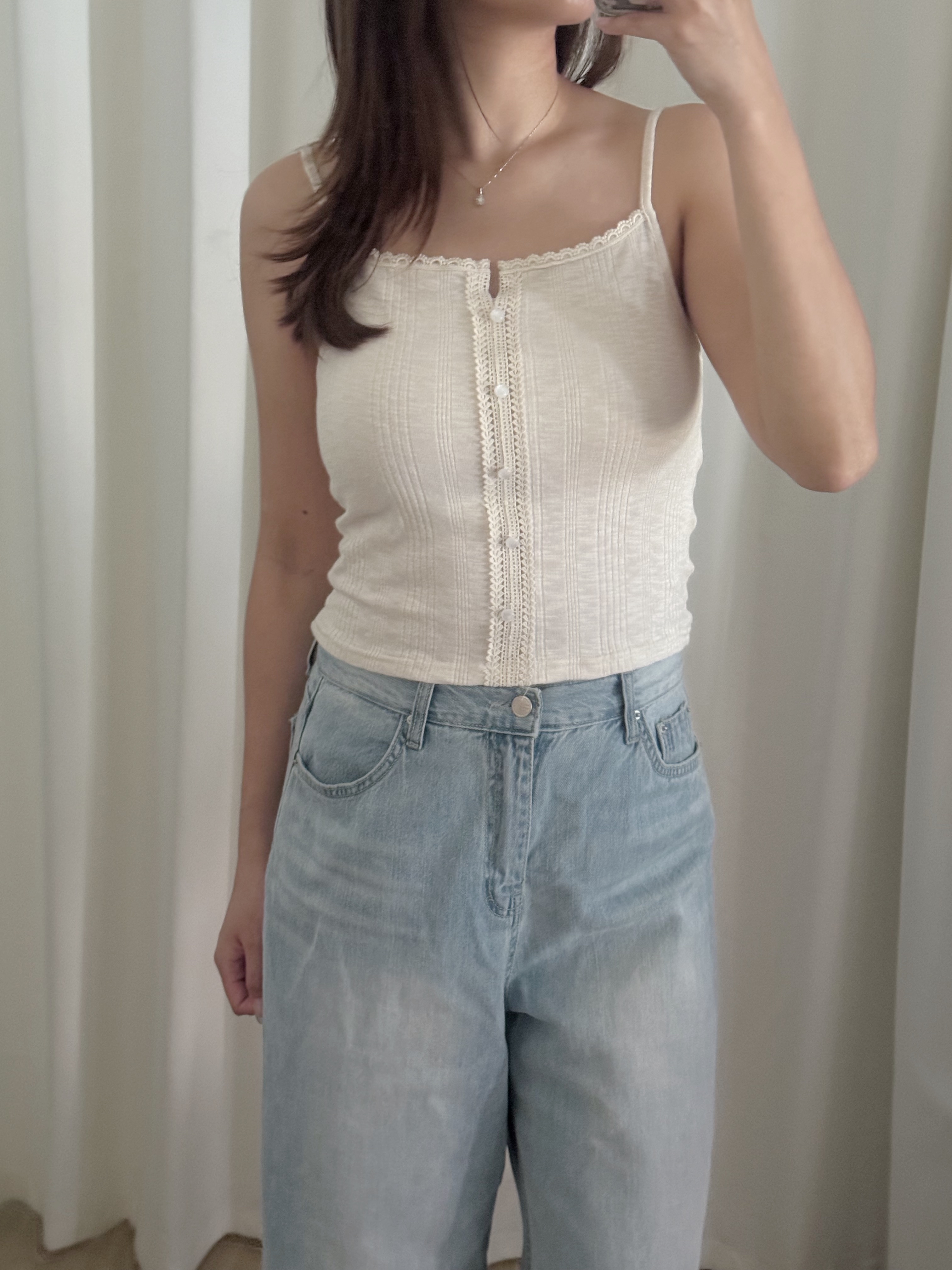 微立體花紋小背心