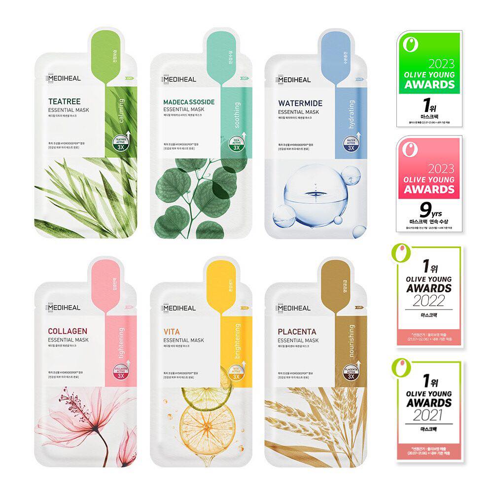 人氣面膜單片合集｜韓國 Mediheal / Torriden / Numbuzin 保濕 補水 美白 舒緩 各款