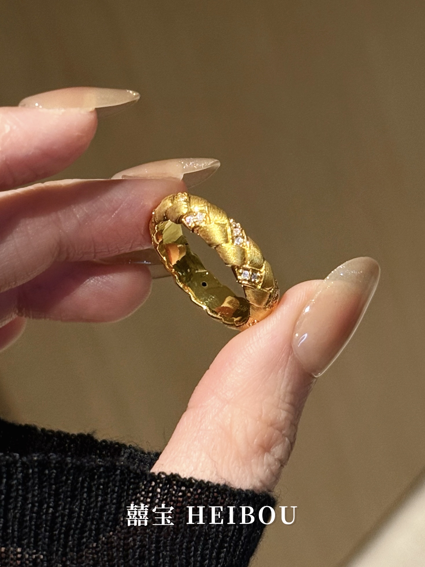 【5D镶嵌】编织麻花戒指