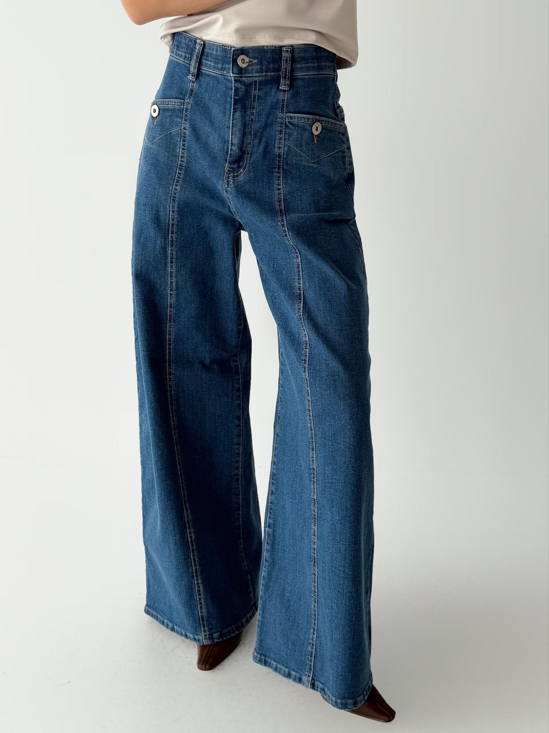 PT17 明骨線直筒牛仔